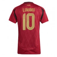 Belgium Romelu Lukaku #10 Replica Home Shirt Ladies Euro 2024 Short Sleeve